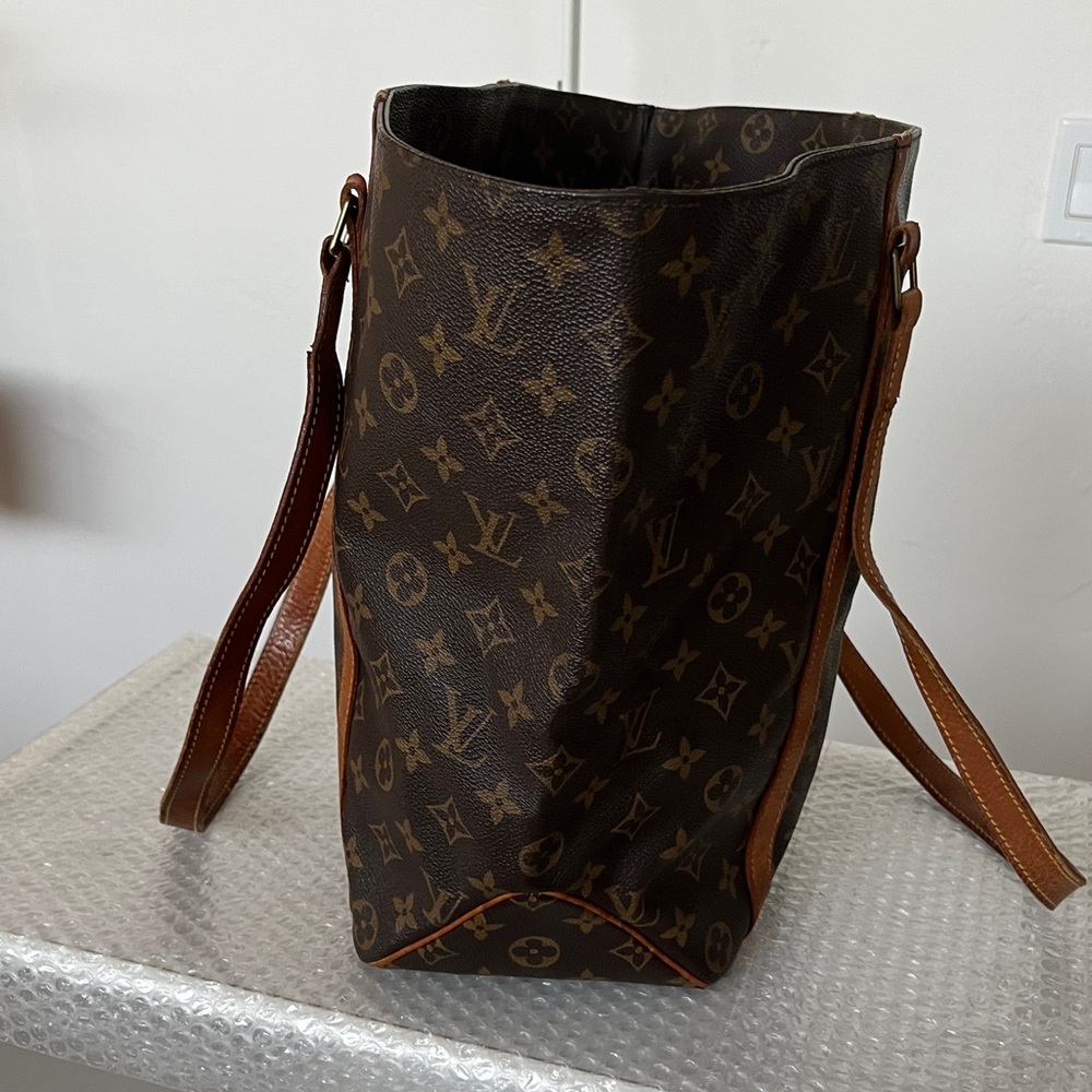 Louis Vuitton Brown Monogram Tote Bag - Picture 3 of 11